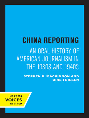 cover image of China Reporting